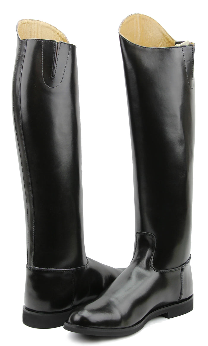 FAMMZ MB-3 Women Ladies Horse Riding Mounted Police Patrol Equestrian Tall Boots Without Back Zipper