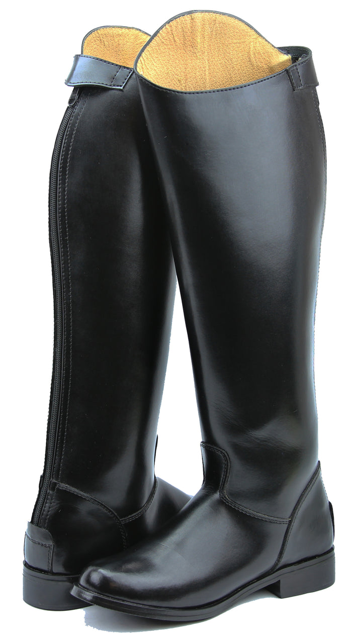 FAMMZ MB-3 Men's Man Horse Riding Mounted Police Patrol Tall Boots With Back Zipper Equestrian