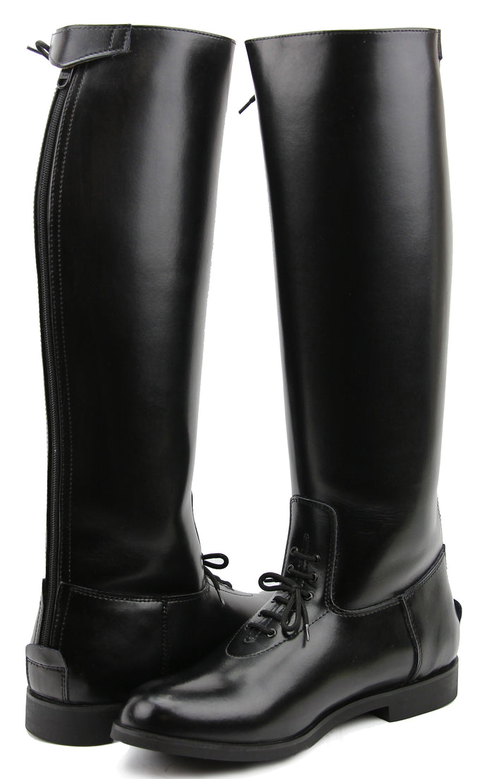 Fammz MB-2 Women Ladies Motorcycle Police Patrol Leather Tall Knee High Riding Boots